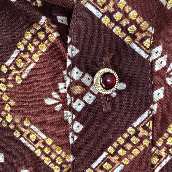 Indian Maroon Patterned Kurta Pajama set boy size 5 - Picture 6 of 8